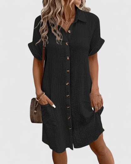 Gianelleza™ - Sophisticated Midi Dress