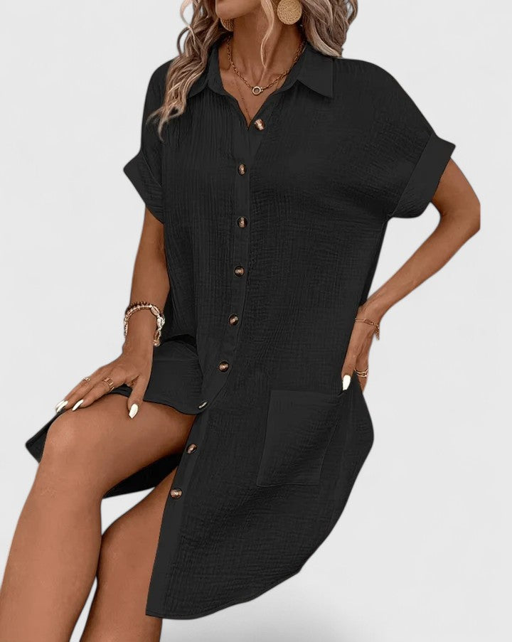 Gianelleza™ - Sophisticated Midi Dress