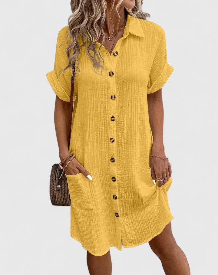 Gianelleza™ - Sophisticated Midi Dress