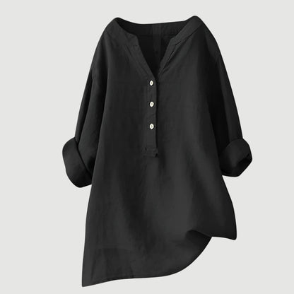 Freya | Comfortable Button-Up Shirt
