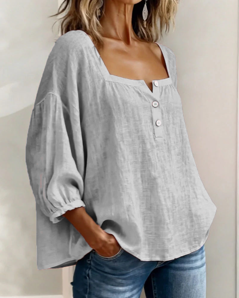 Mia | Comfy Summer Sleeve Shirt