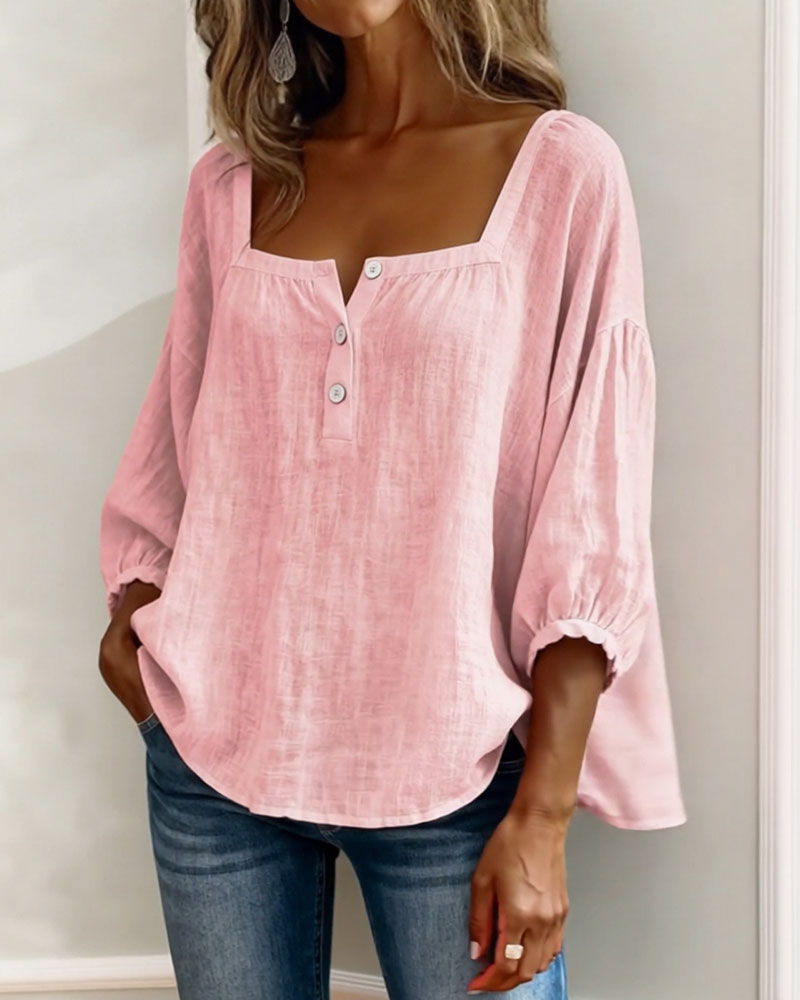 Mia | Comfy Summer Sleeve Shirt