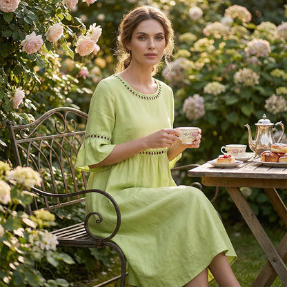 Mariselle | Cozy Cotton-Linen Dress