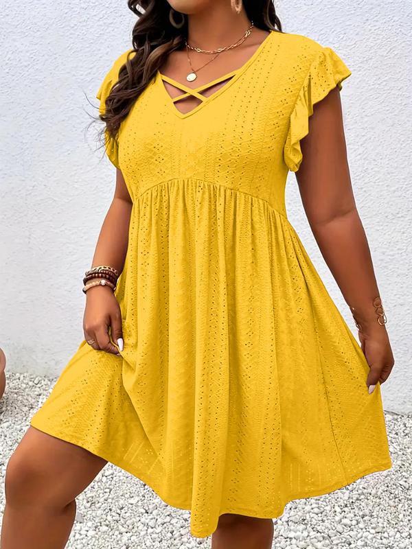 Amelia | Flattering V-Neck Mini Dress