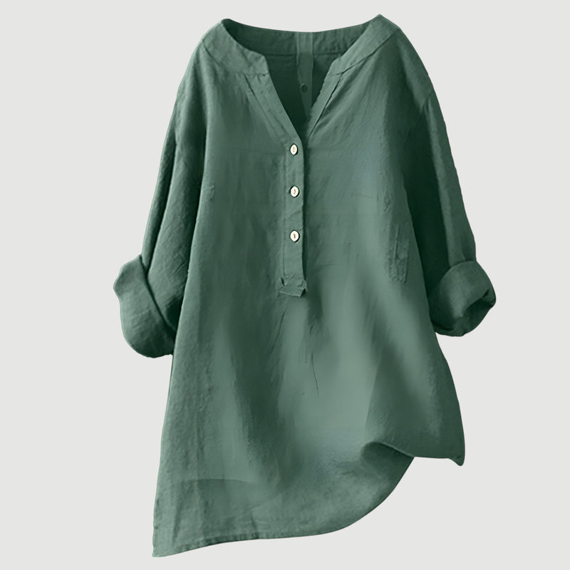 Zarina | Linen Blouse