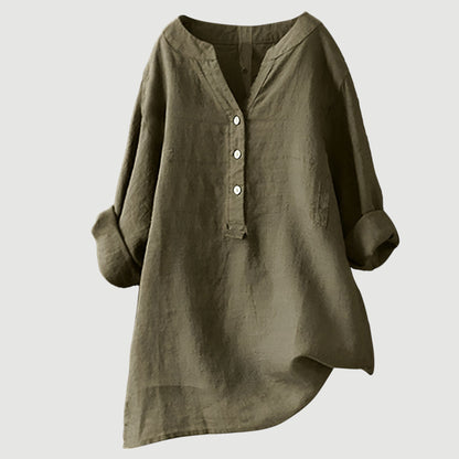 Freya | Comfortable Button-Up Shirt