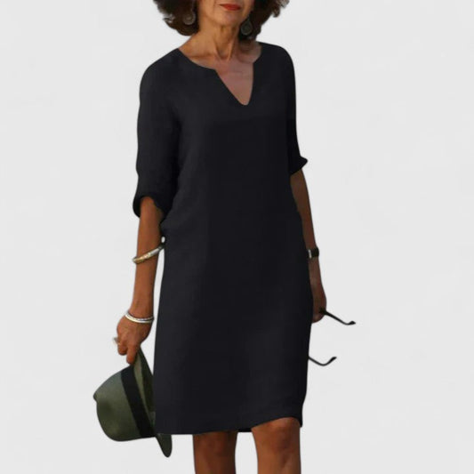 Tayllie | Comfortable V-Neck Dress