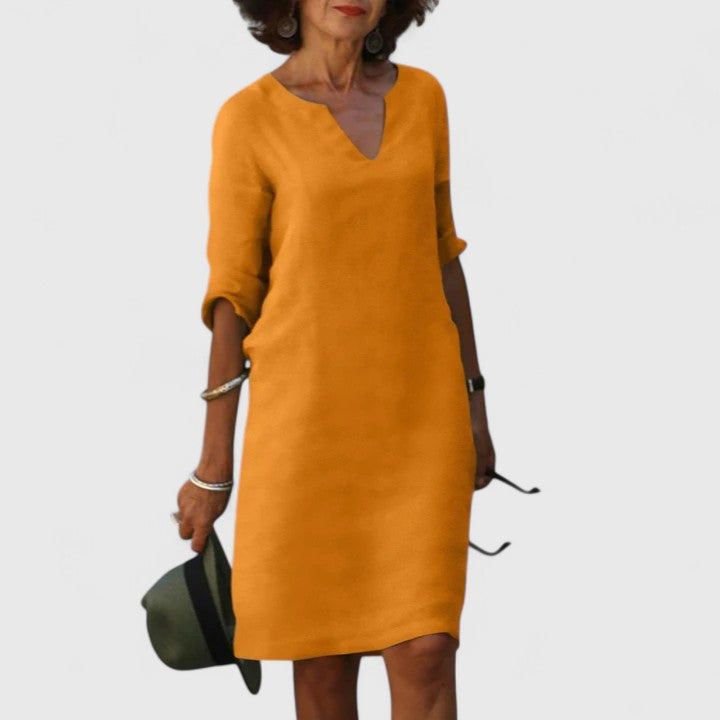 Tayllie | Comfortable V-Neck Dress