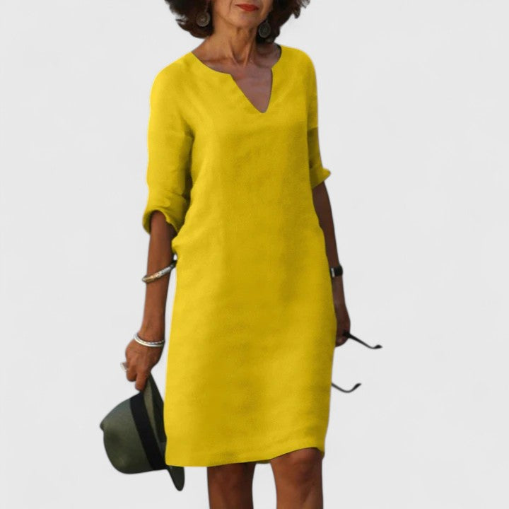 Tayllie | Comfortable V-Neck Dress