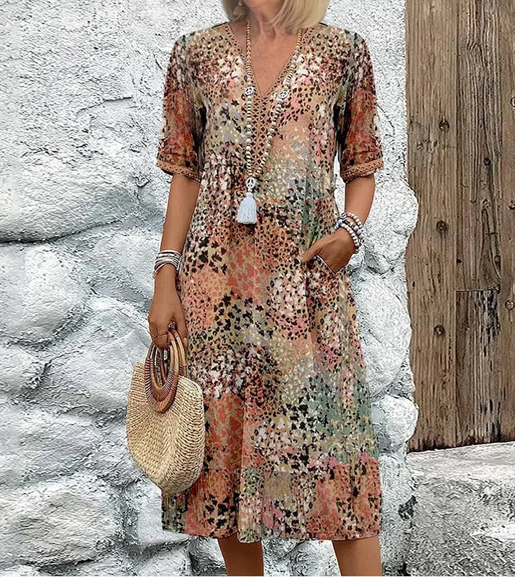 Ariella | Vibrant Midi Dress