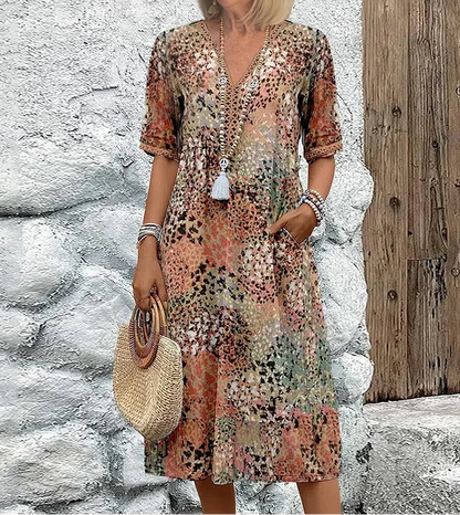 Ariella | Vibrant Midi Dress