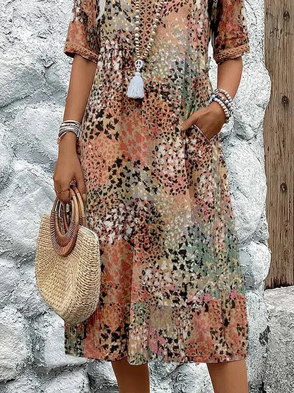 Ariella | Vibrant Midi Dress