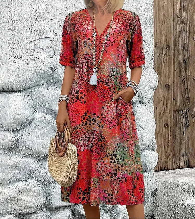 Ariella | Vibrant Midi Dress