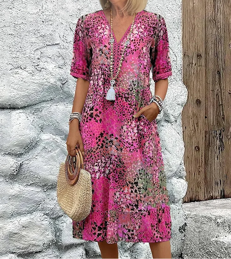 Ariella | Vibrant Midi Dress