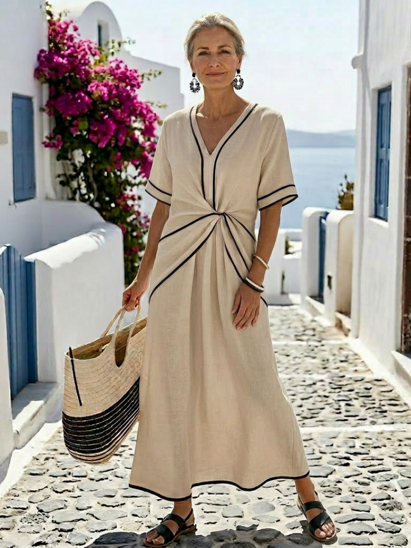 Harper | Summer Waist Midi Dress