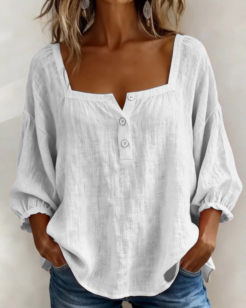 Mia | Comfy Summer Sleeve Shirt