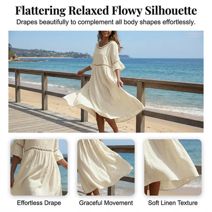 Mariselle | Cozy Cotton-Linen Dress