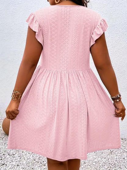 Amelia | Flattering V-Neck Mini Dress