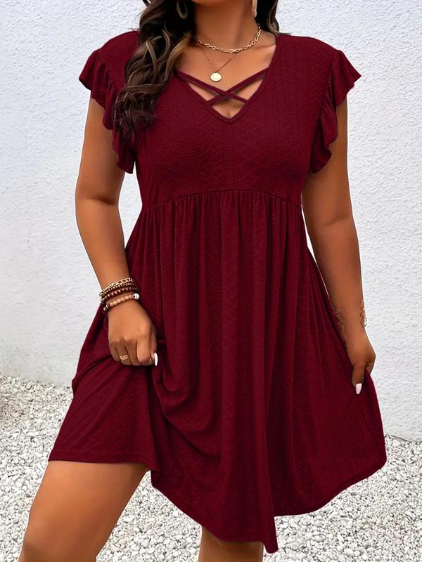 Amelia | Flattering V-Neck Mini Dress