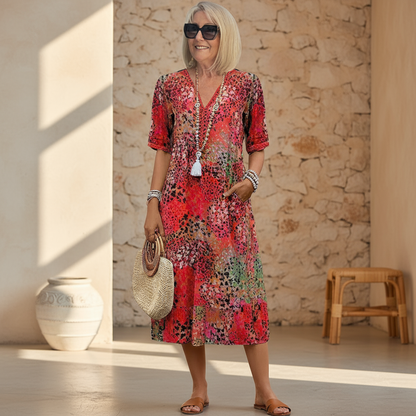 Ariella | Vibrant Midi Dress