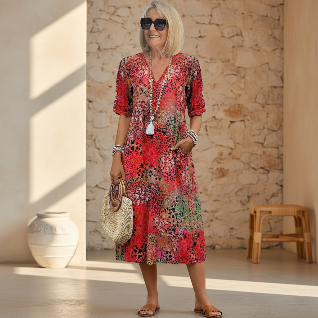 Catherine | Elegant Midi Dress