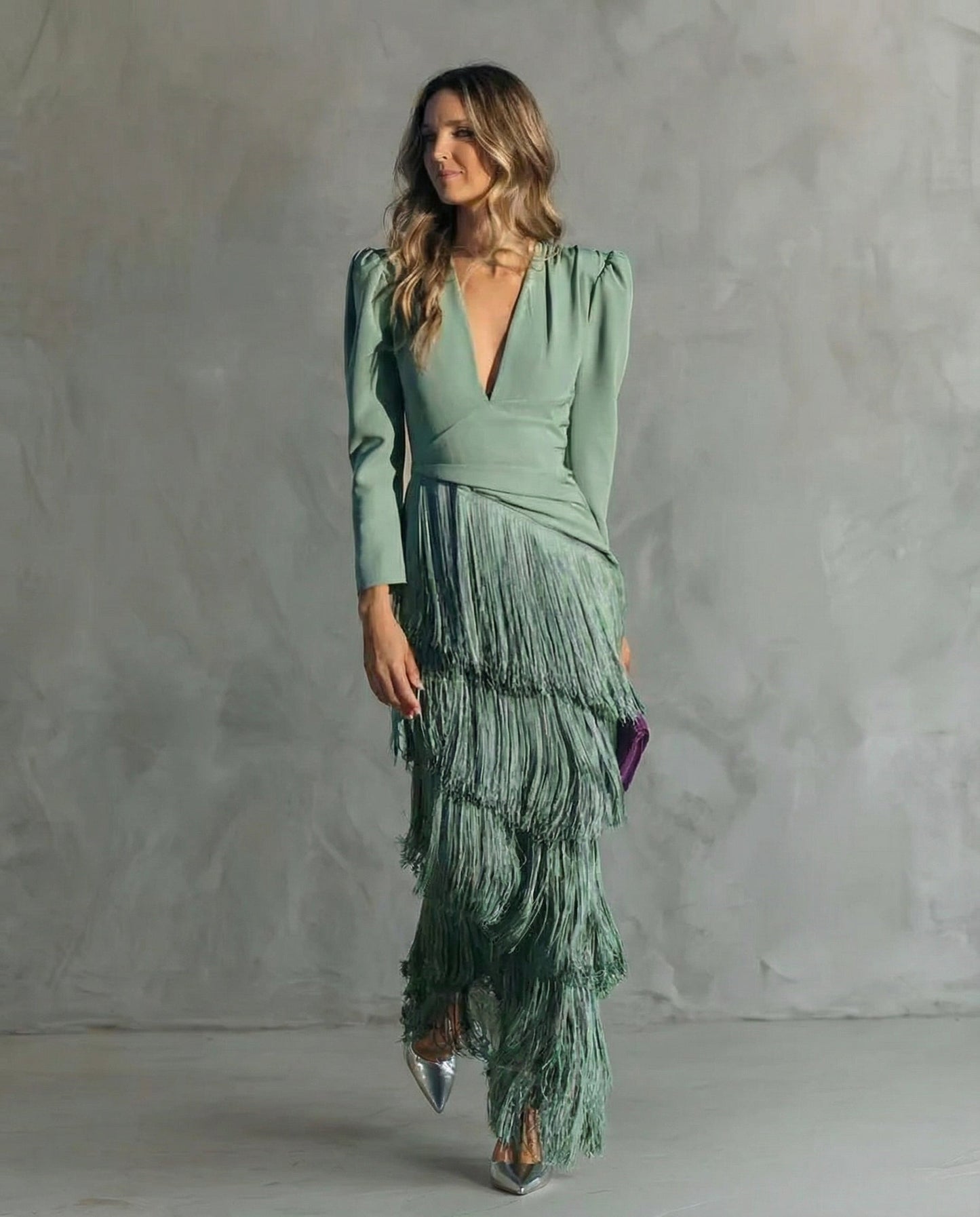 Harper | Comfty midi dress sleeves