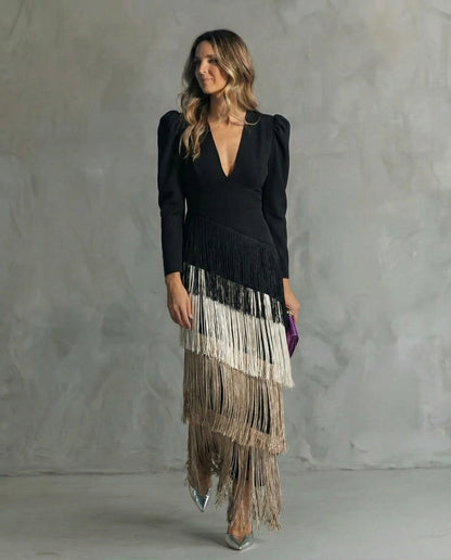 Harper | Comfty midi dress sleeves
