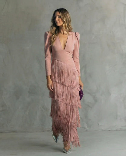 Harper | Comfty midi dress sleeves