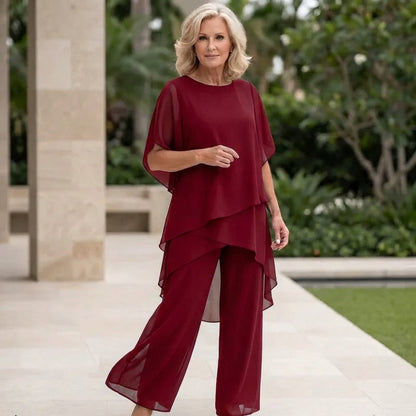 Evelyn | Draped Pants Suit