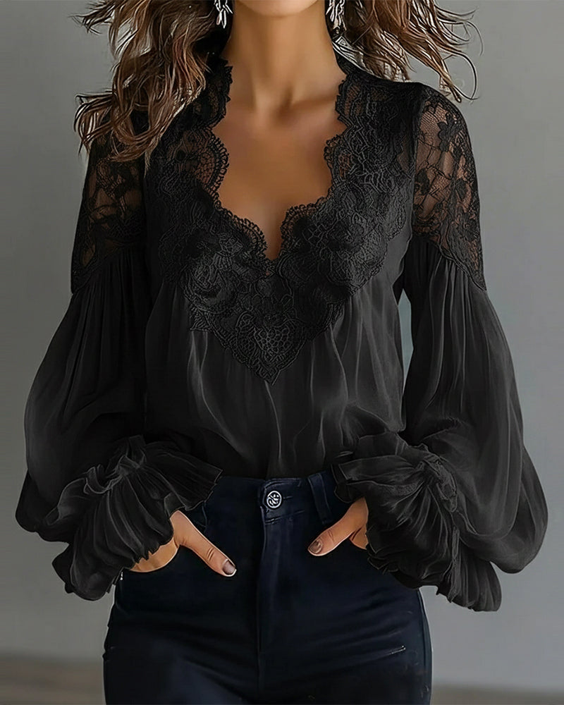 Ilvara | Elegant Lace Blouse