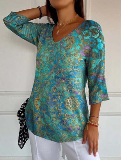 Angela | Elegant Flowing Blouse