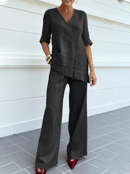 Brianna | Comfortable Blouse and Pant Set