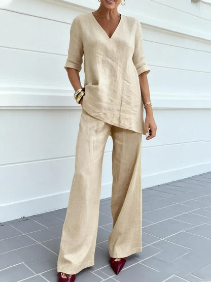 Brianna | Comfortable Blouse and Pant Set