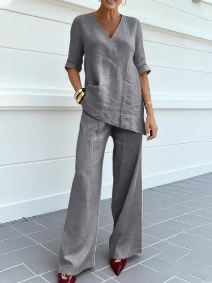 Brianna | Comfortable Blouse and Pant Set