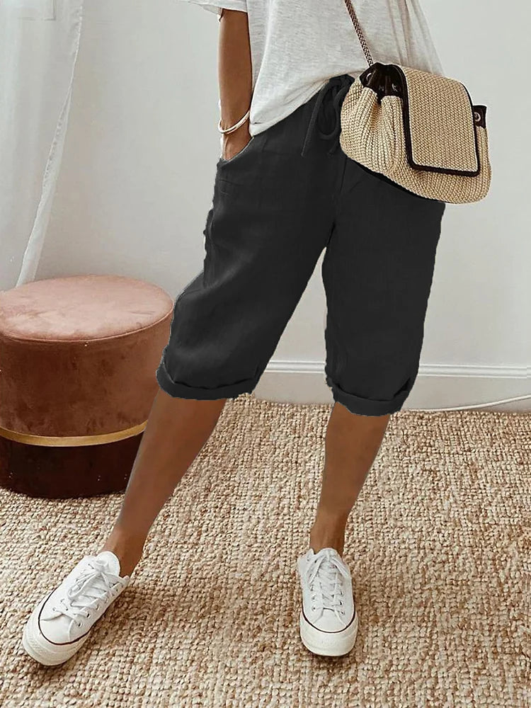 Oriana | Casual Linen Women's Shorts