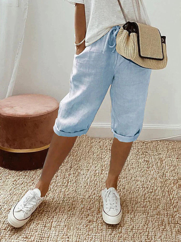 Oriana | Casual Linen Women's Shorts