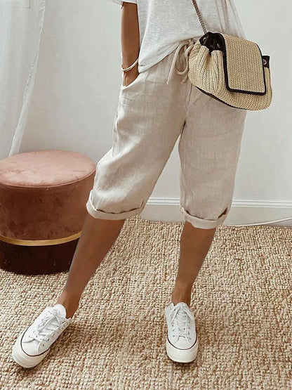 Oriana | Casual Linen Women's Shorts