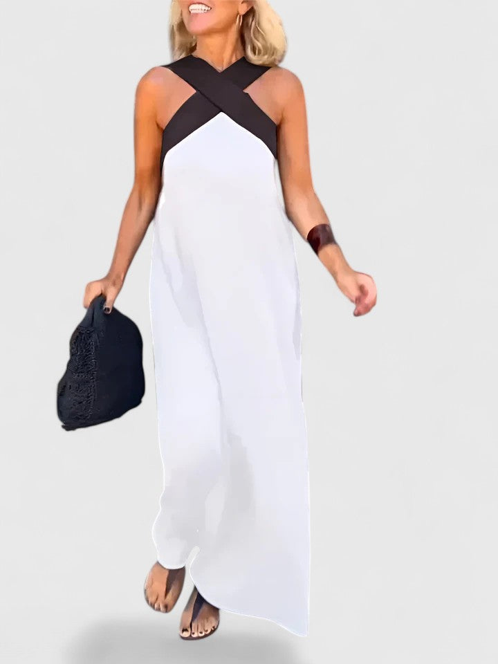 Angeline™| Elegant Crossback Dress
