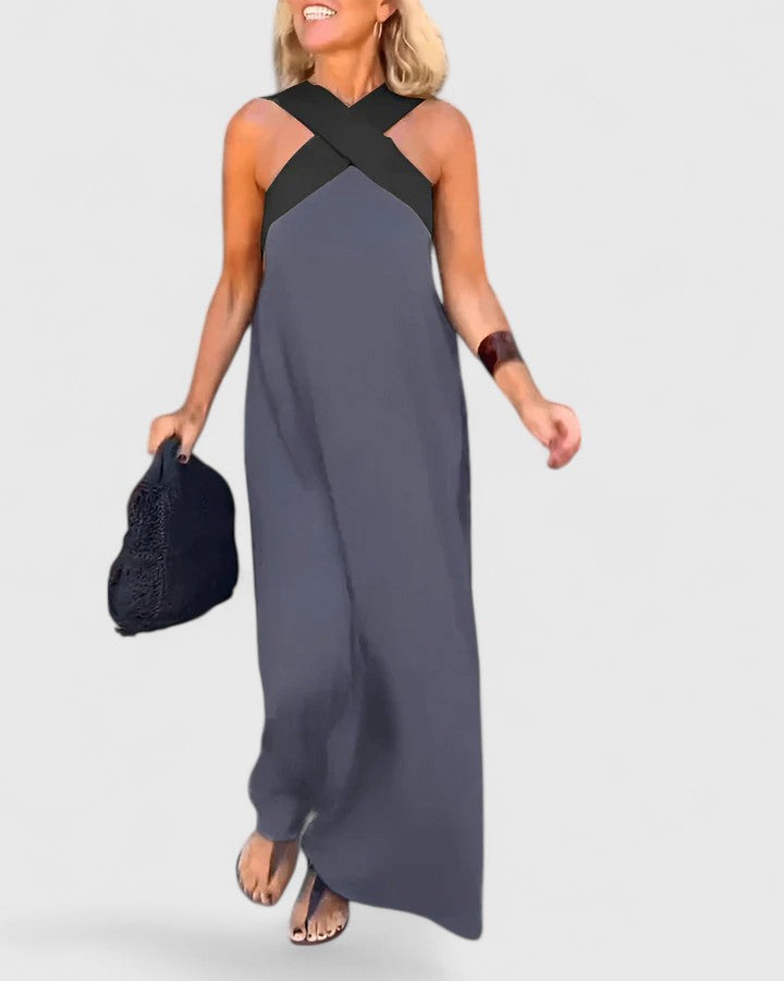 Angeline™| Elegant Crossback Dress