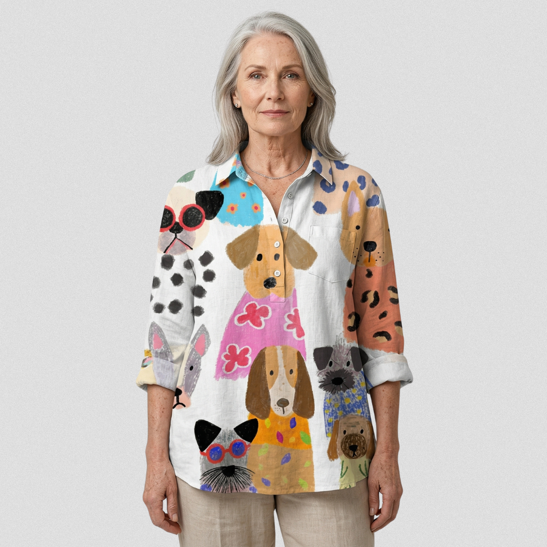 Layla | Animal Print Casual Shirt