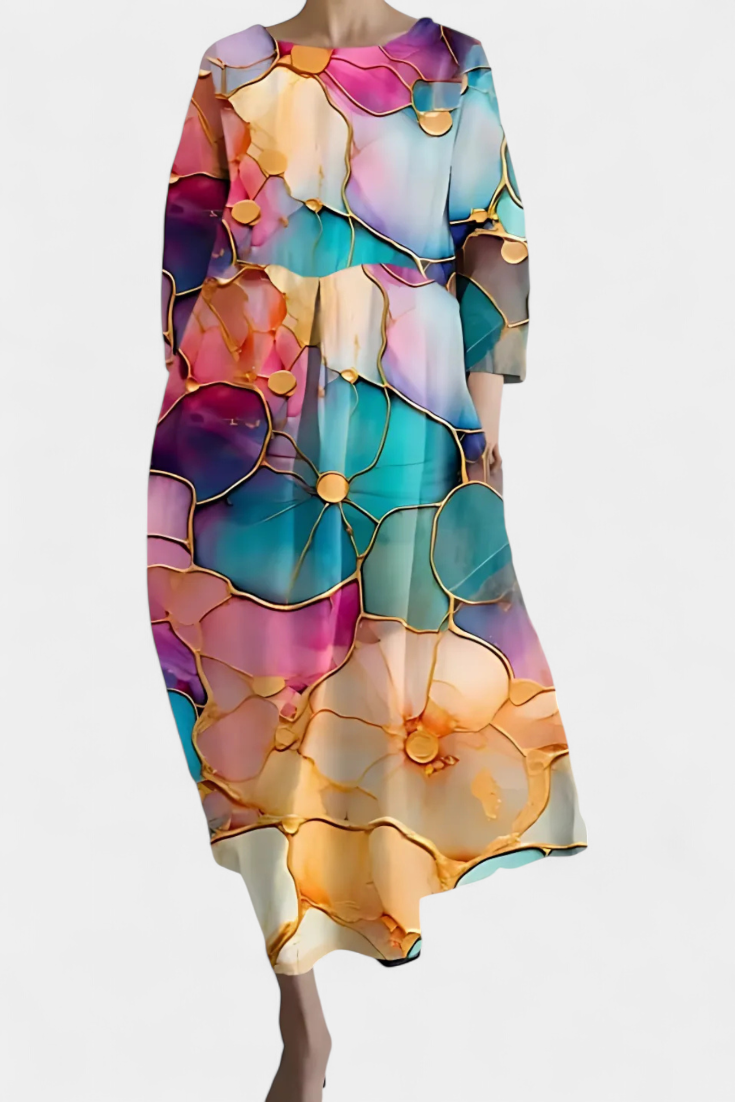 Isalde | Comfortable V-neck Dress