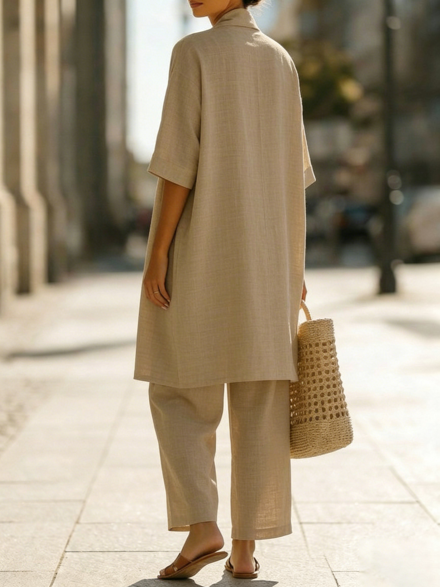 Anne | Linen Three-Piece Set