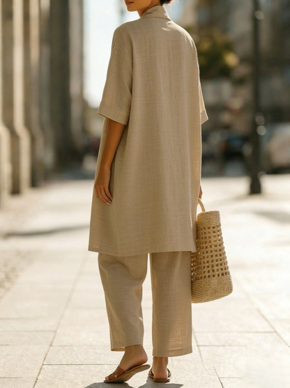 Anne | Linen Three-Piece Set