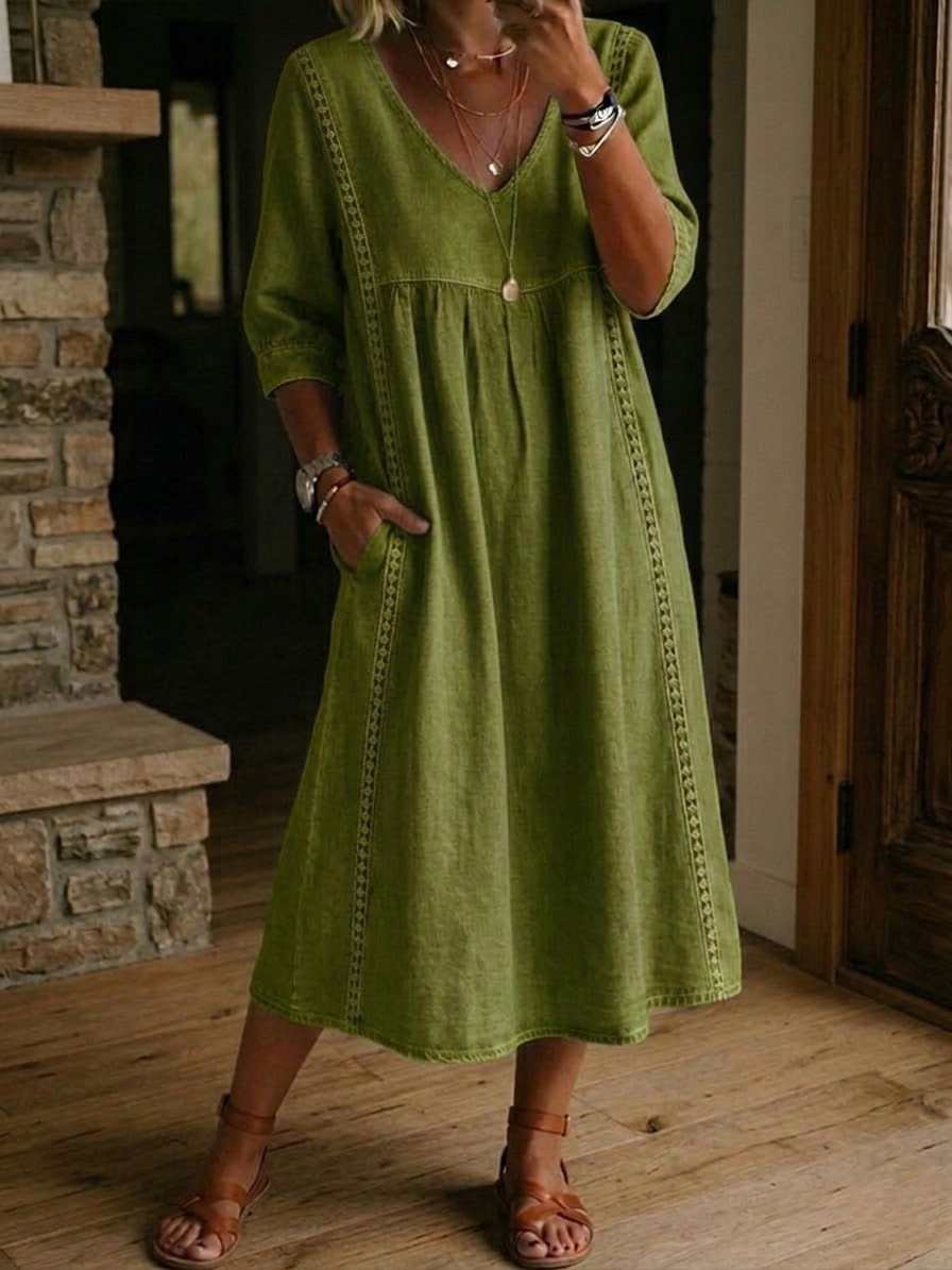 Antonia | A Line Maxi Dress