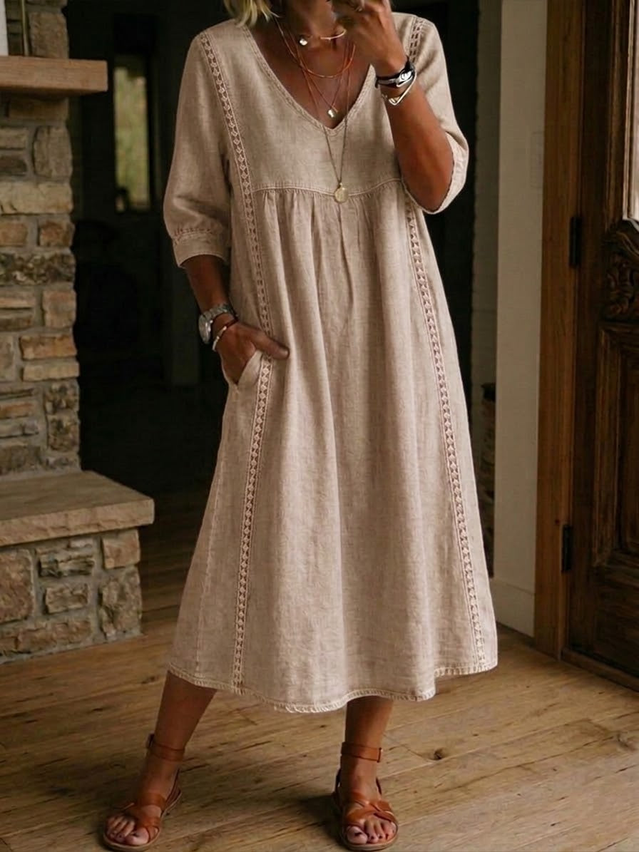 Antonia | A Line Maxi Dress
