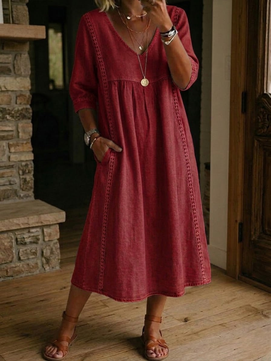 Antonia | A Line Maxi Dress
