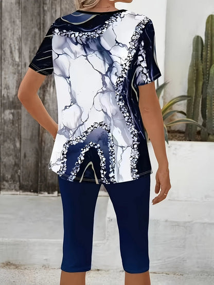 Aveline | Printed Two-Piece Set