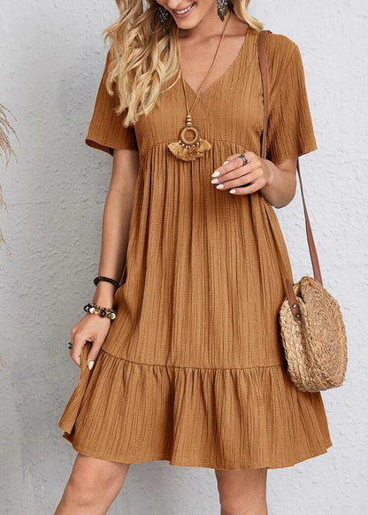 Elowen | Elegant Ribbed Mini Dress