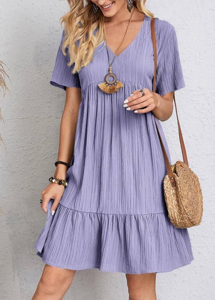 Elowen | Elegant Ribbed Mini Dress
