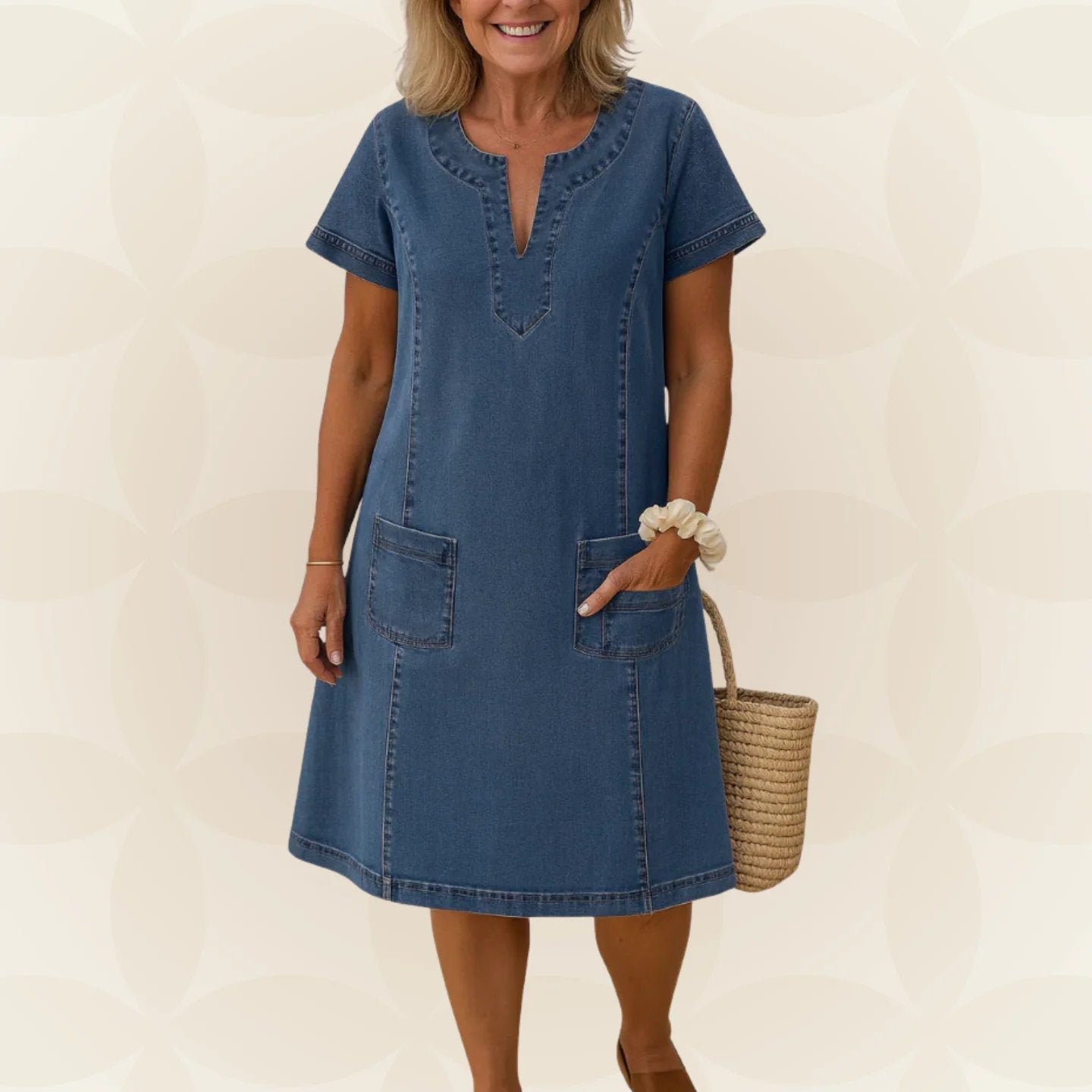 Seraphina | Casual Pocket Shift Dress